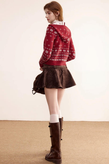 Winter Fair Isle Jacquard Cardigan