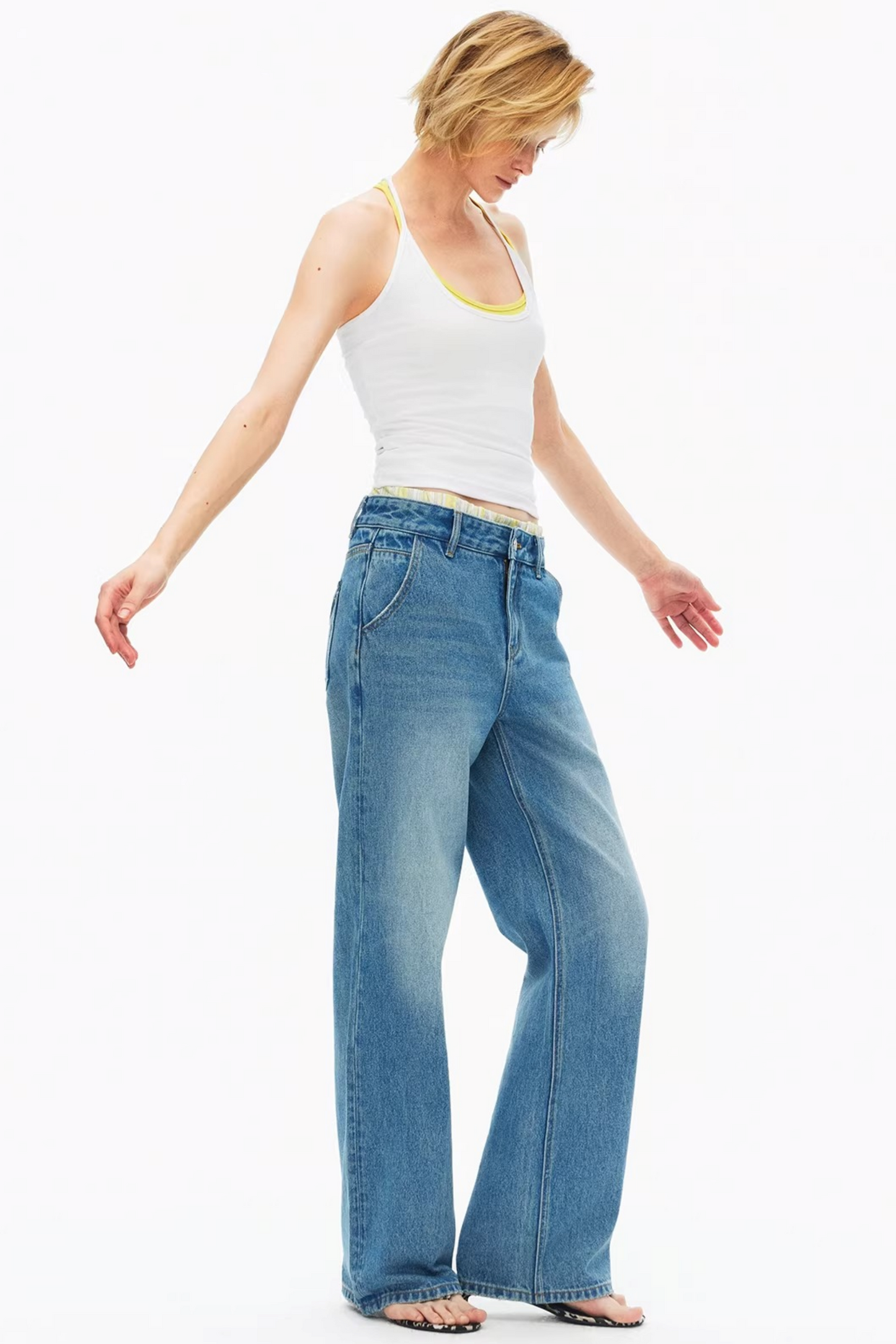 Elastic Cotton Slimming Top