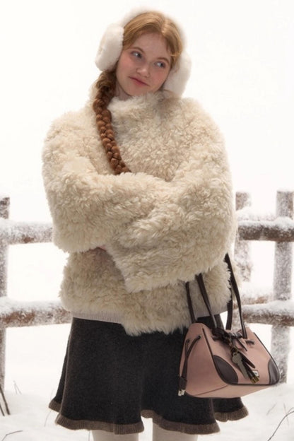 Reversible Lamb Wool Coat