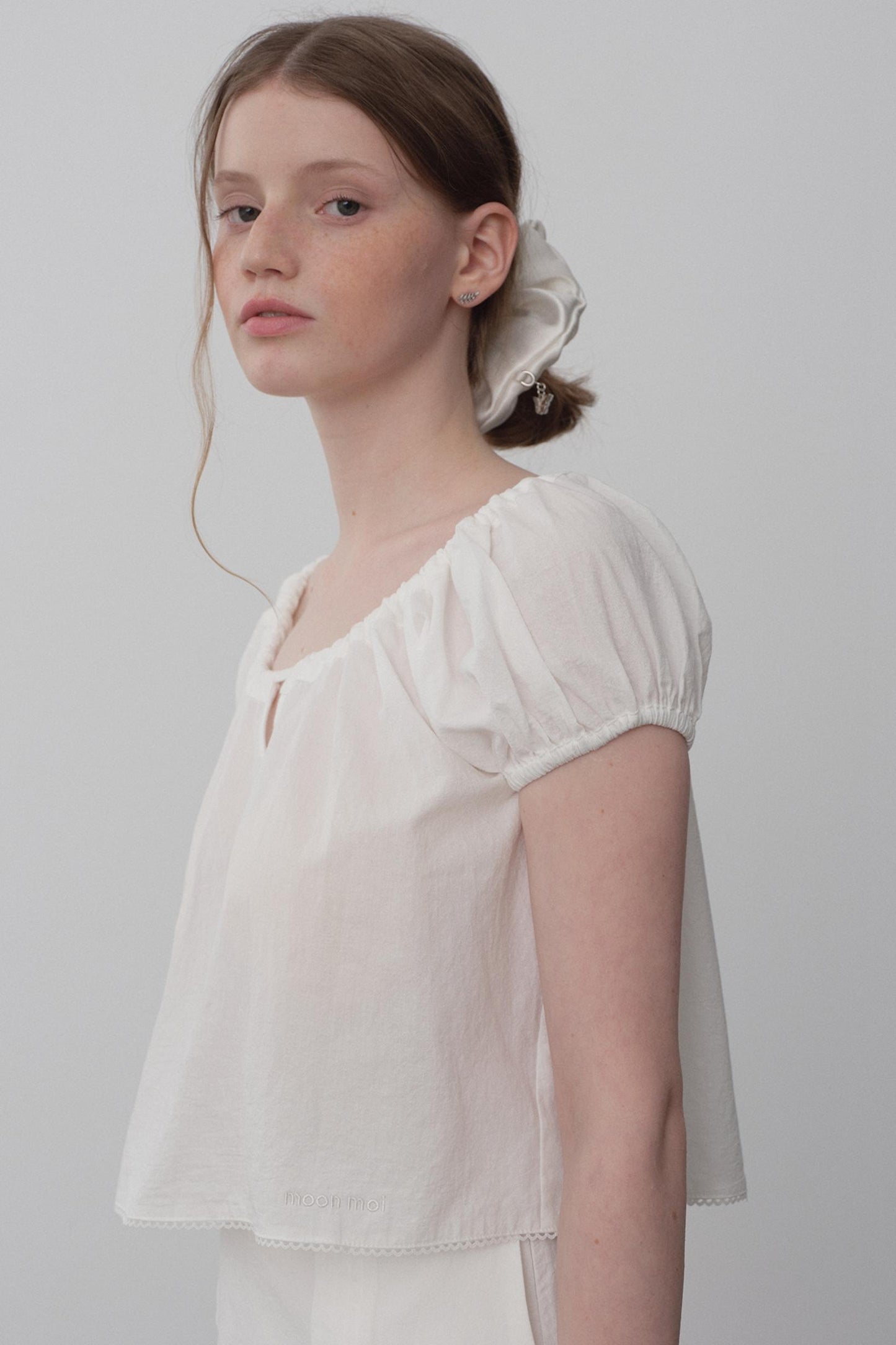 Satin Glitter Hair Ribbon