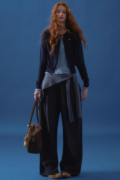 Knit Fake Collar Scarf