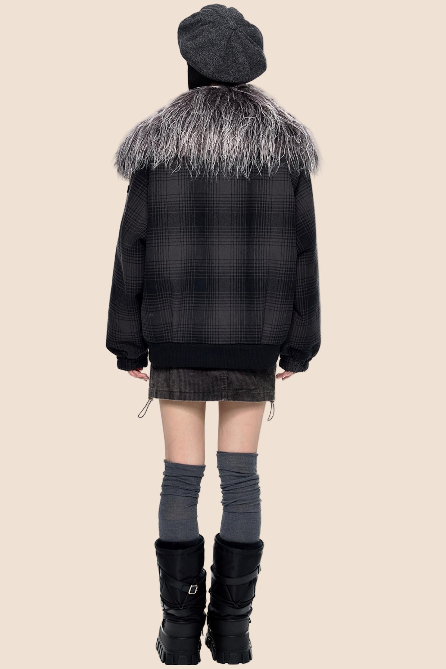 Shawl Plaid Cotton Jacket