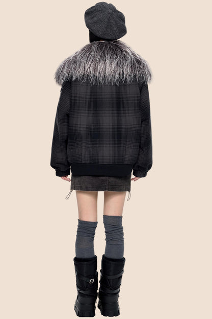 Shawl Plaid Cotton Jacket