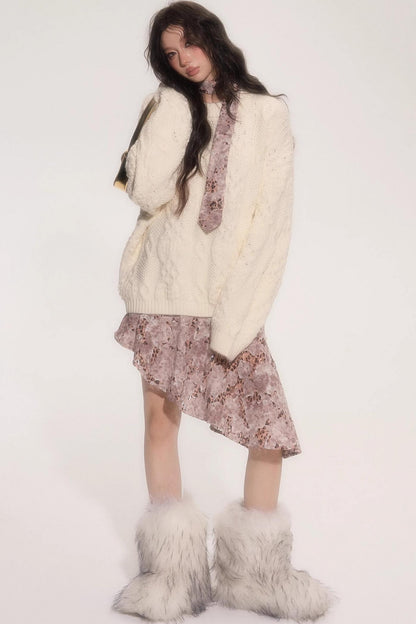 Island Wool Knit Sweater