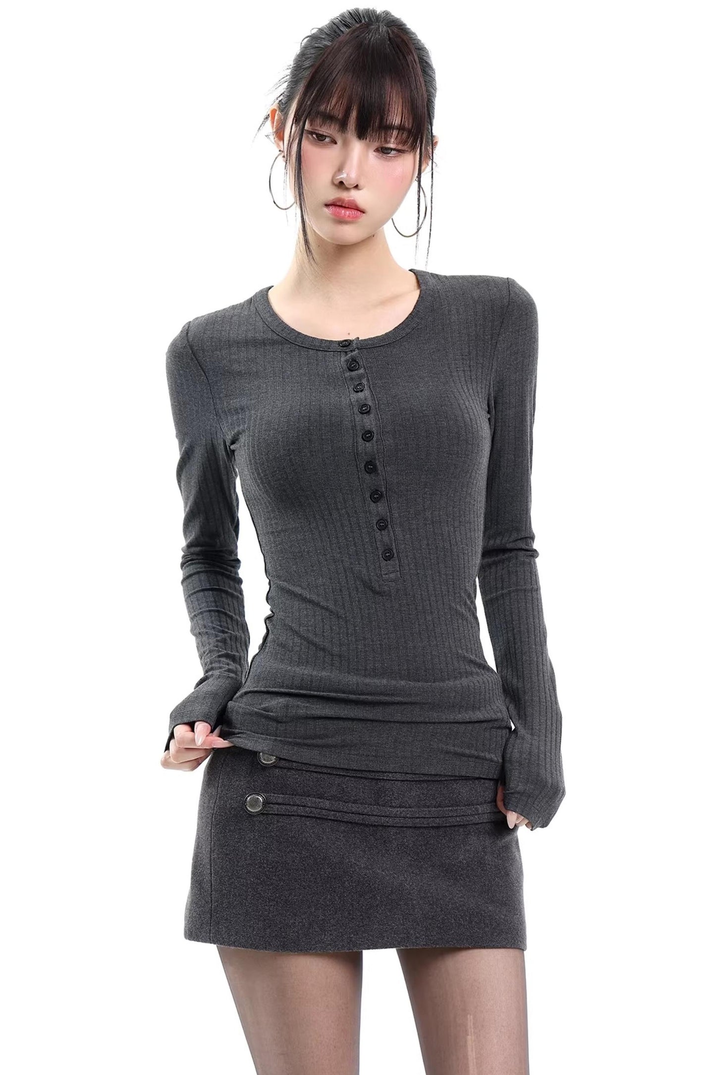 Spring Slim-Fit Inner Layering Top