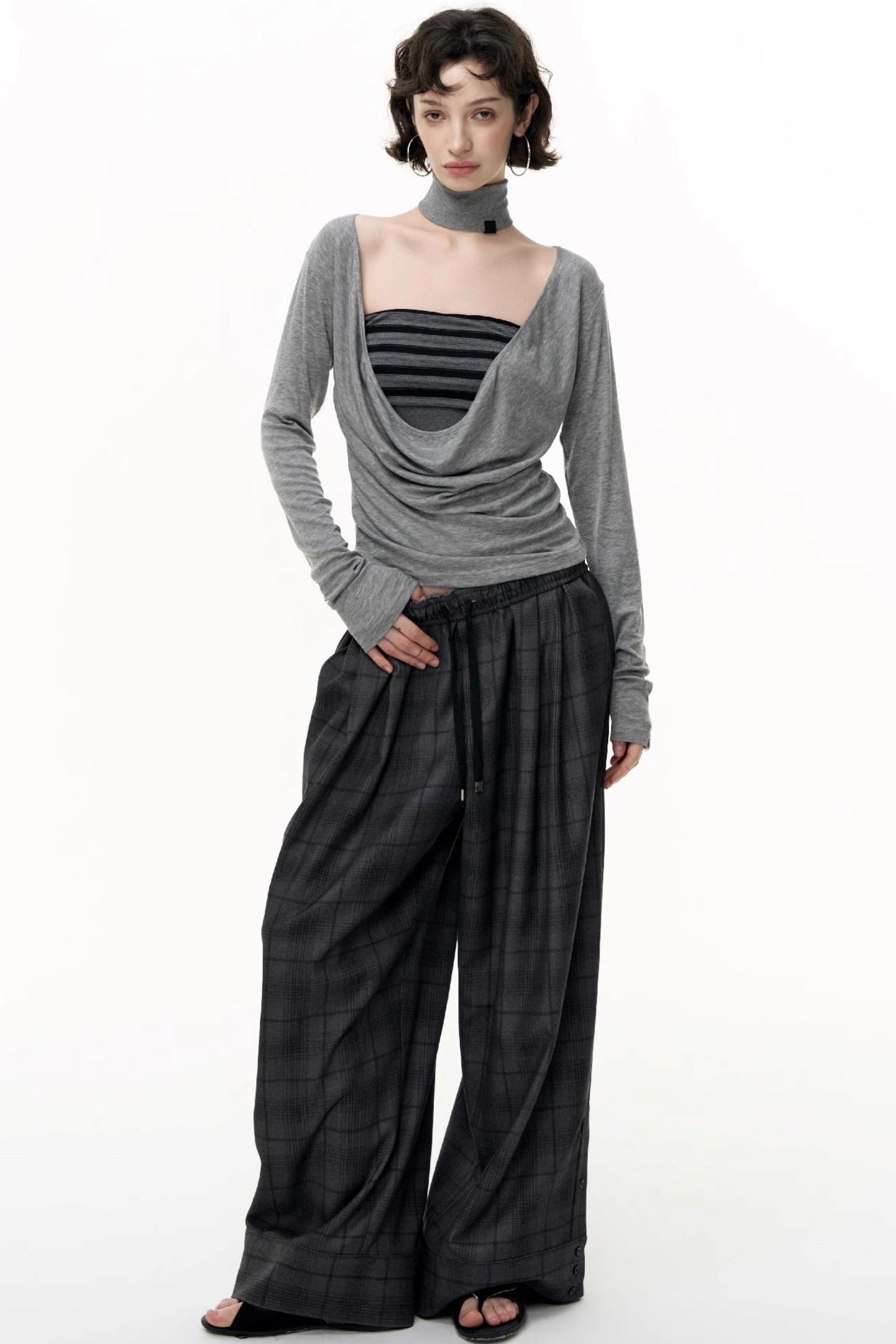 Vintage Wide-Leg Slacks