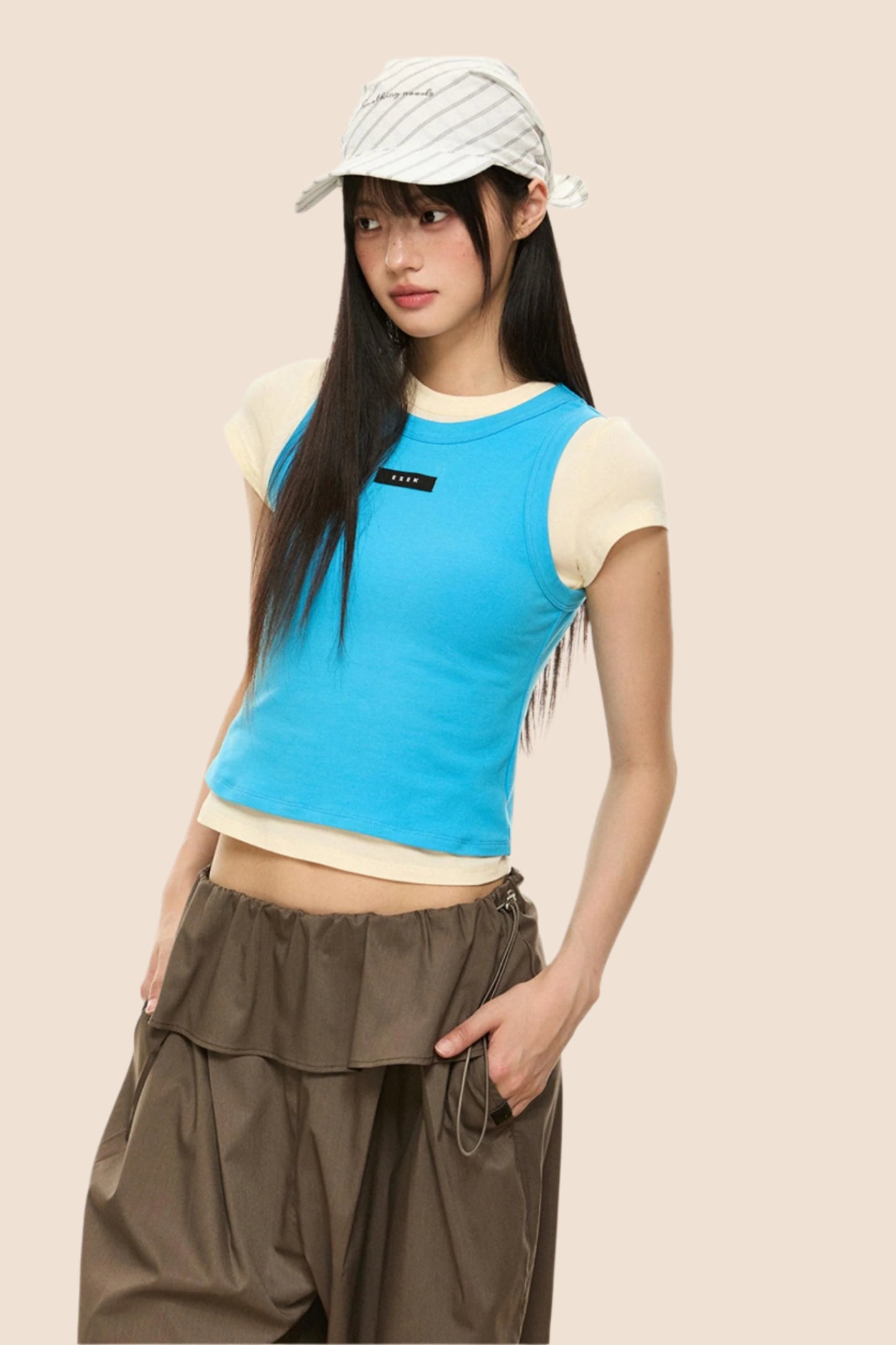 Colorblock T-Shirt Set