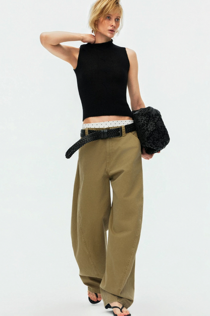 Multi-Color Mohair Knit Vest