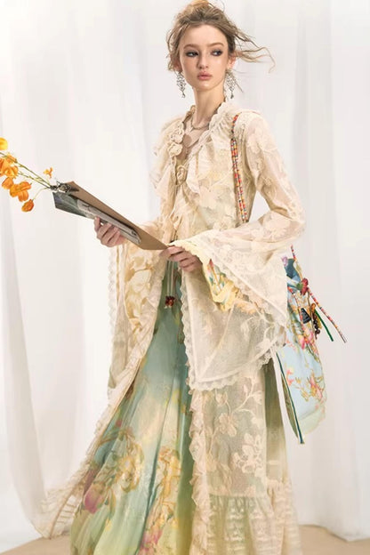 Spicy Girl Embroidered Knit Dress