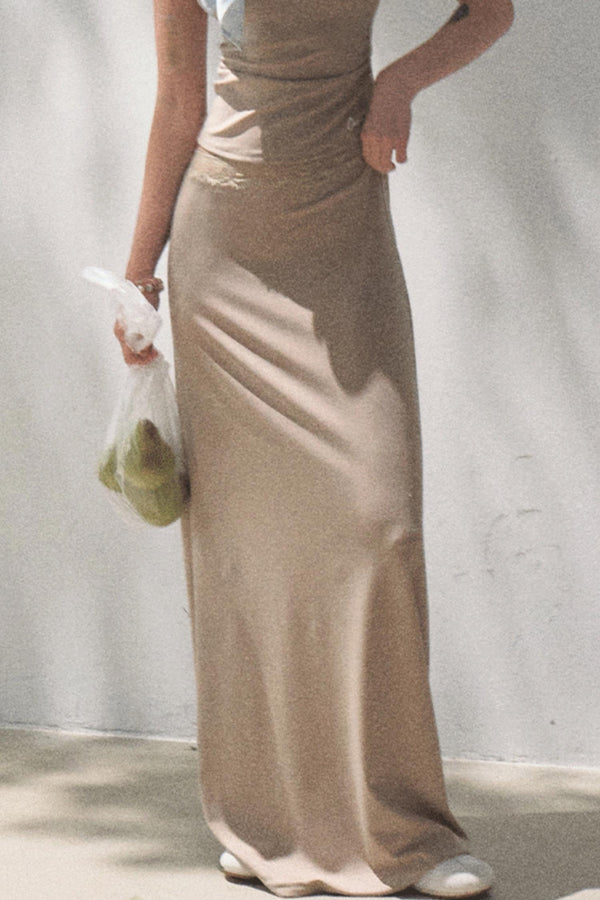 Lace High-Waist Skirt