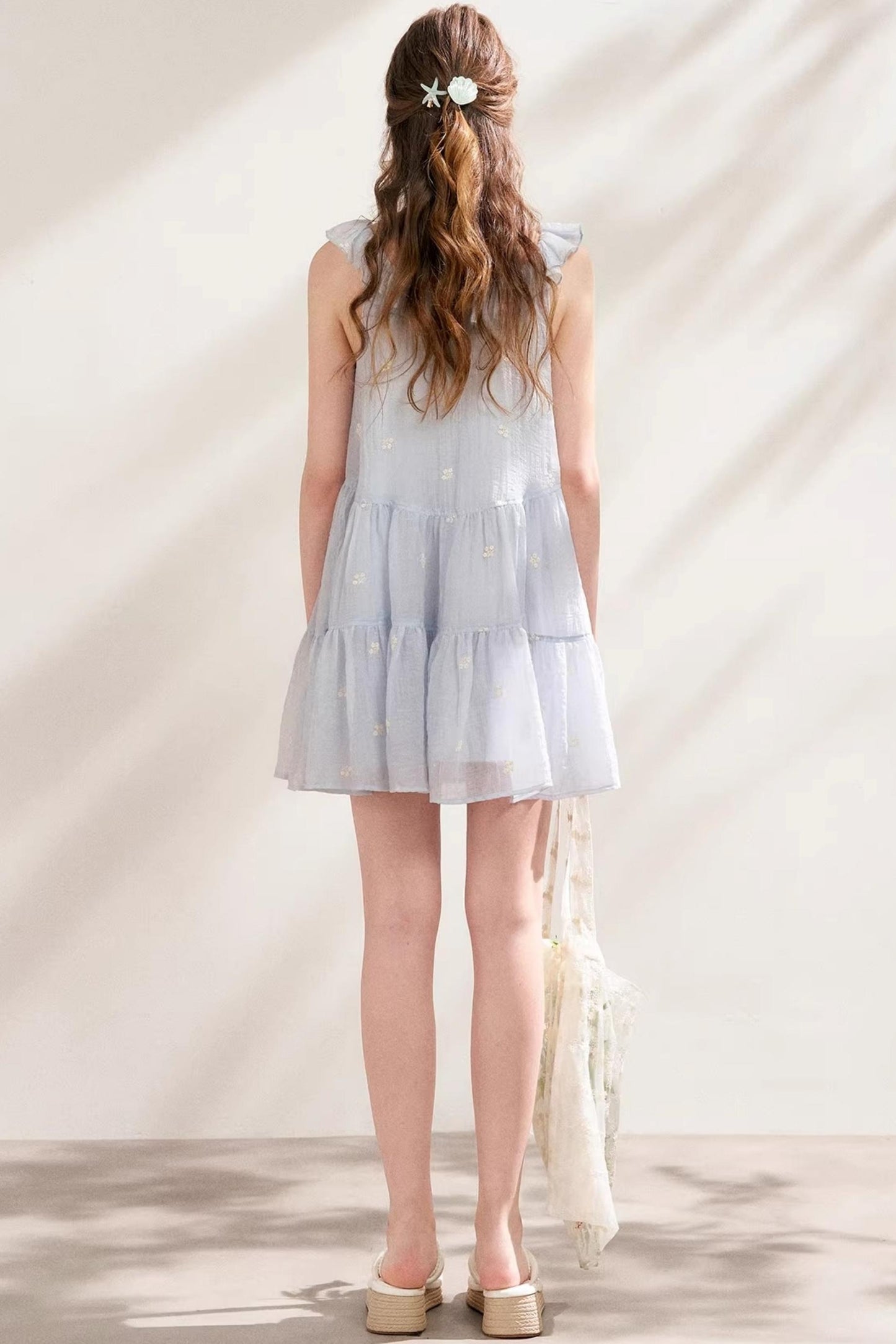 Ruffled A-Line Dress