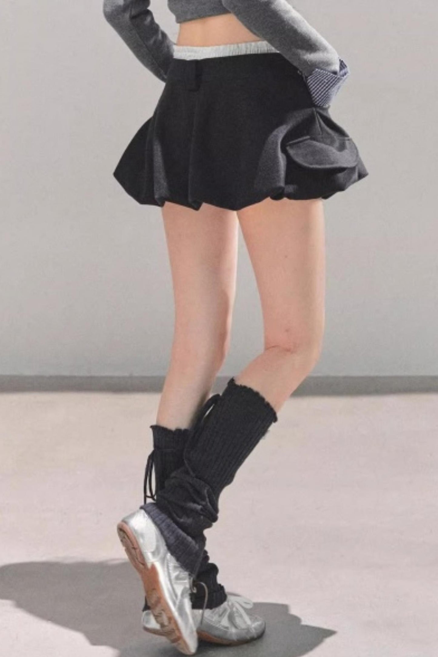 Plaid Floral A-Line Skirt