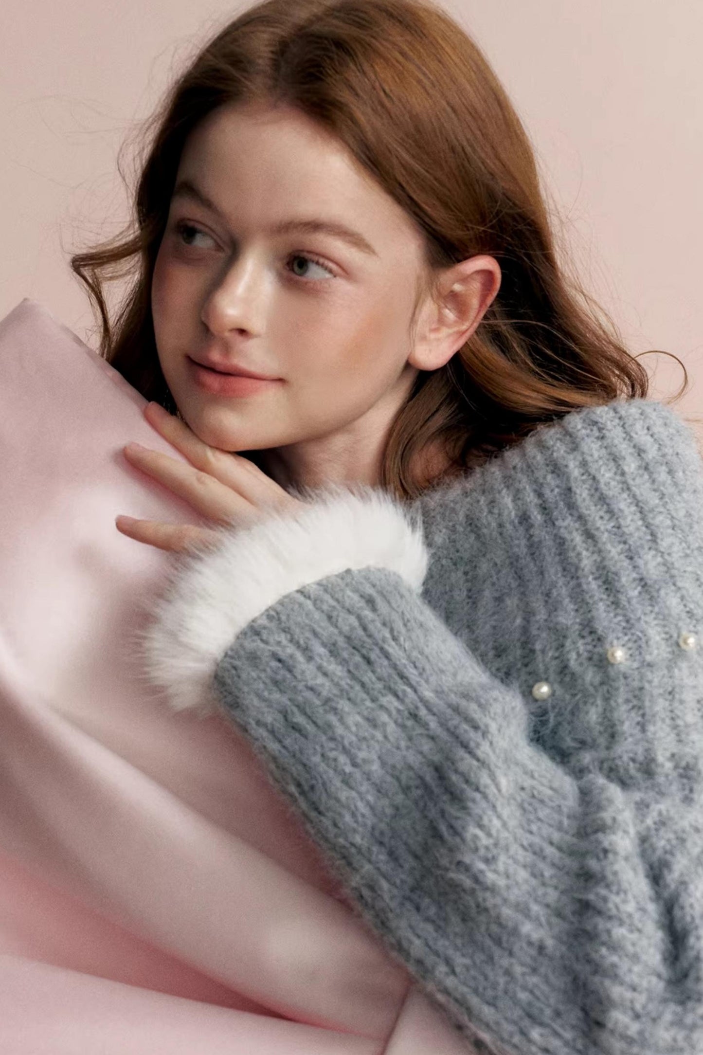 Winter Romance Pearl Sweater