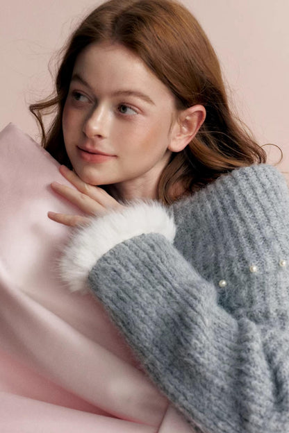 Winter Romance Pearl Sweater