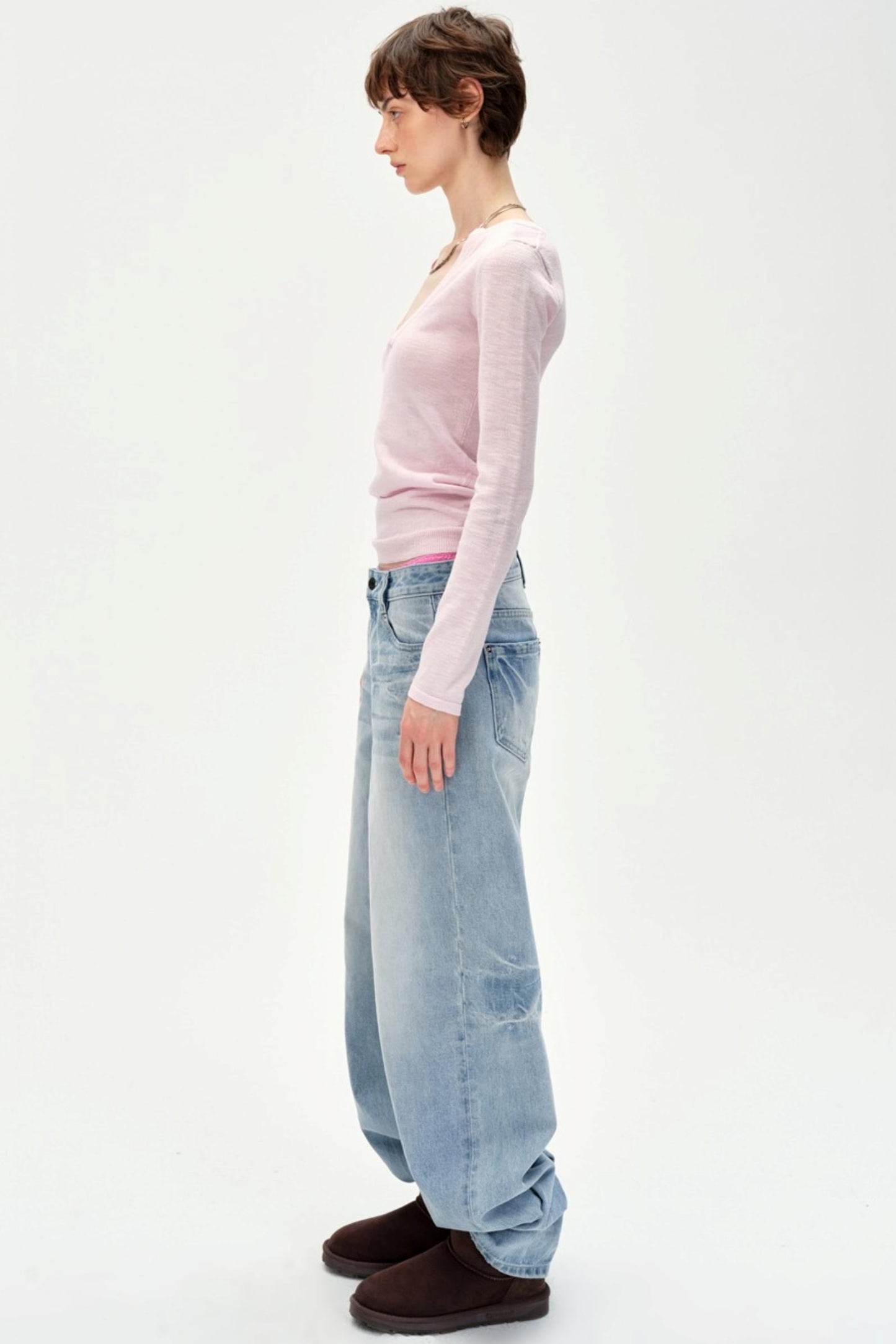 Glass Neck Knitted Base Top