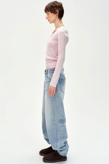Glass Neck Knitted Base Top