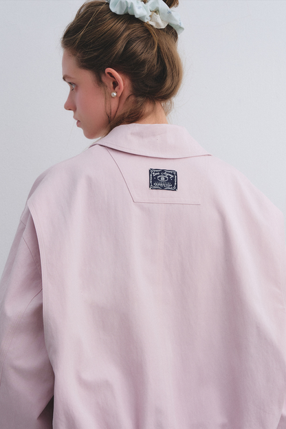 Detachable Shawl Collar Flight Jacket