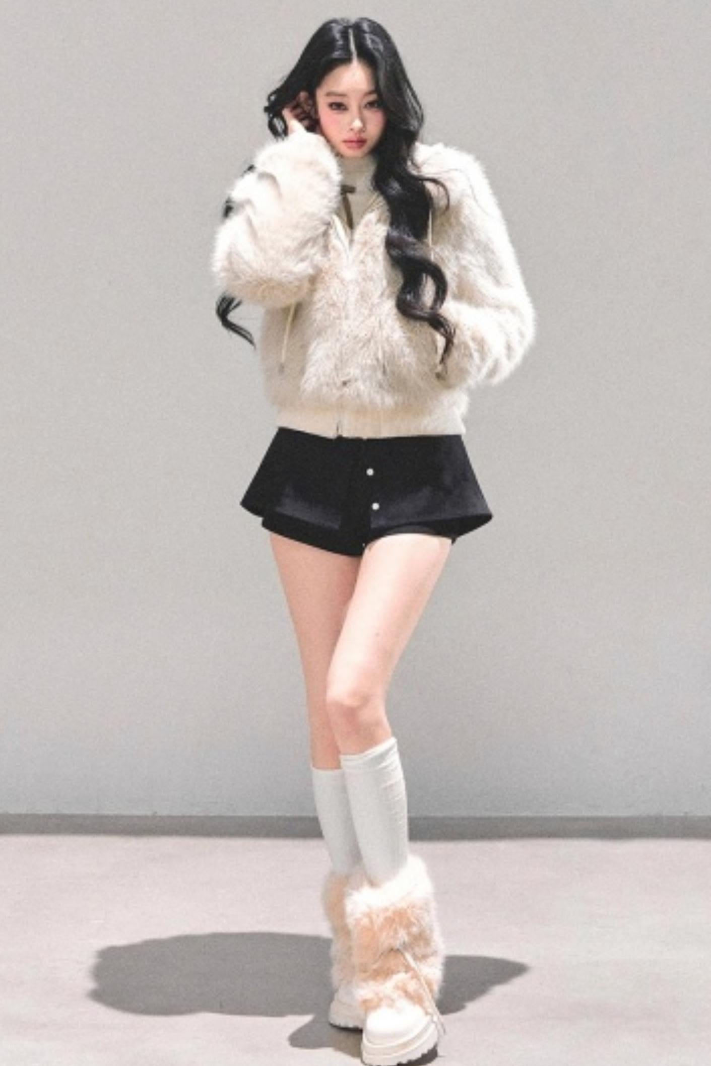 Hooded Fur Winter Coat