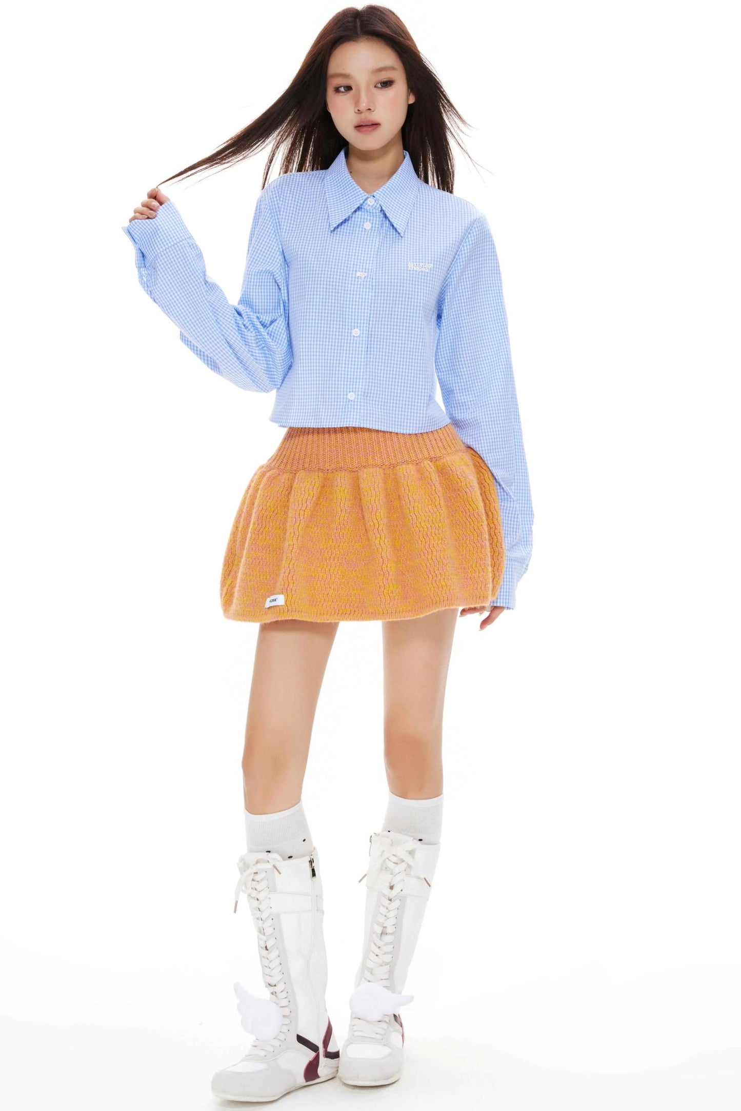 High-Waisted Puffy Skirt