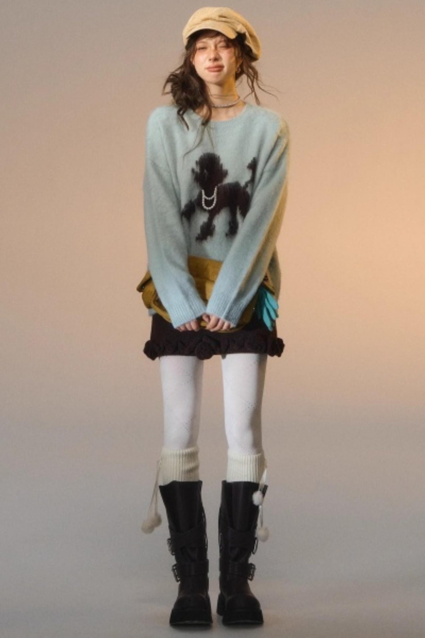 Tsundere Puppy Crewneck Sweater