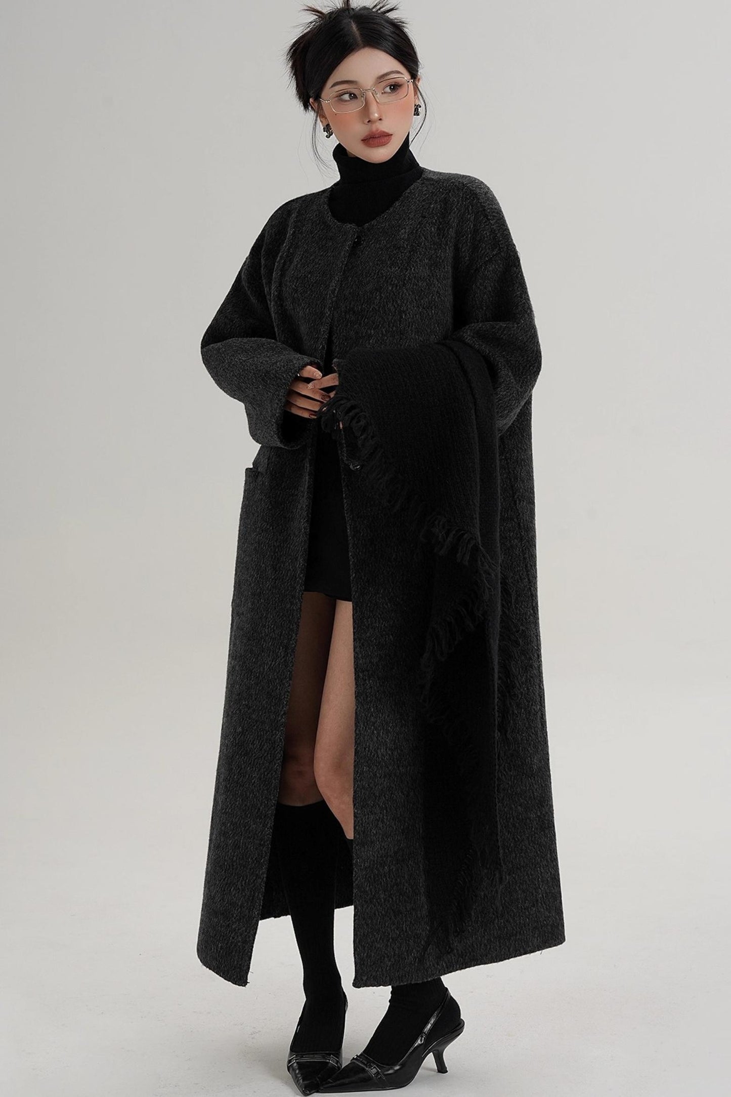 Elegant Double-Sided Woolen Coat