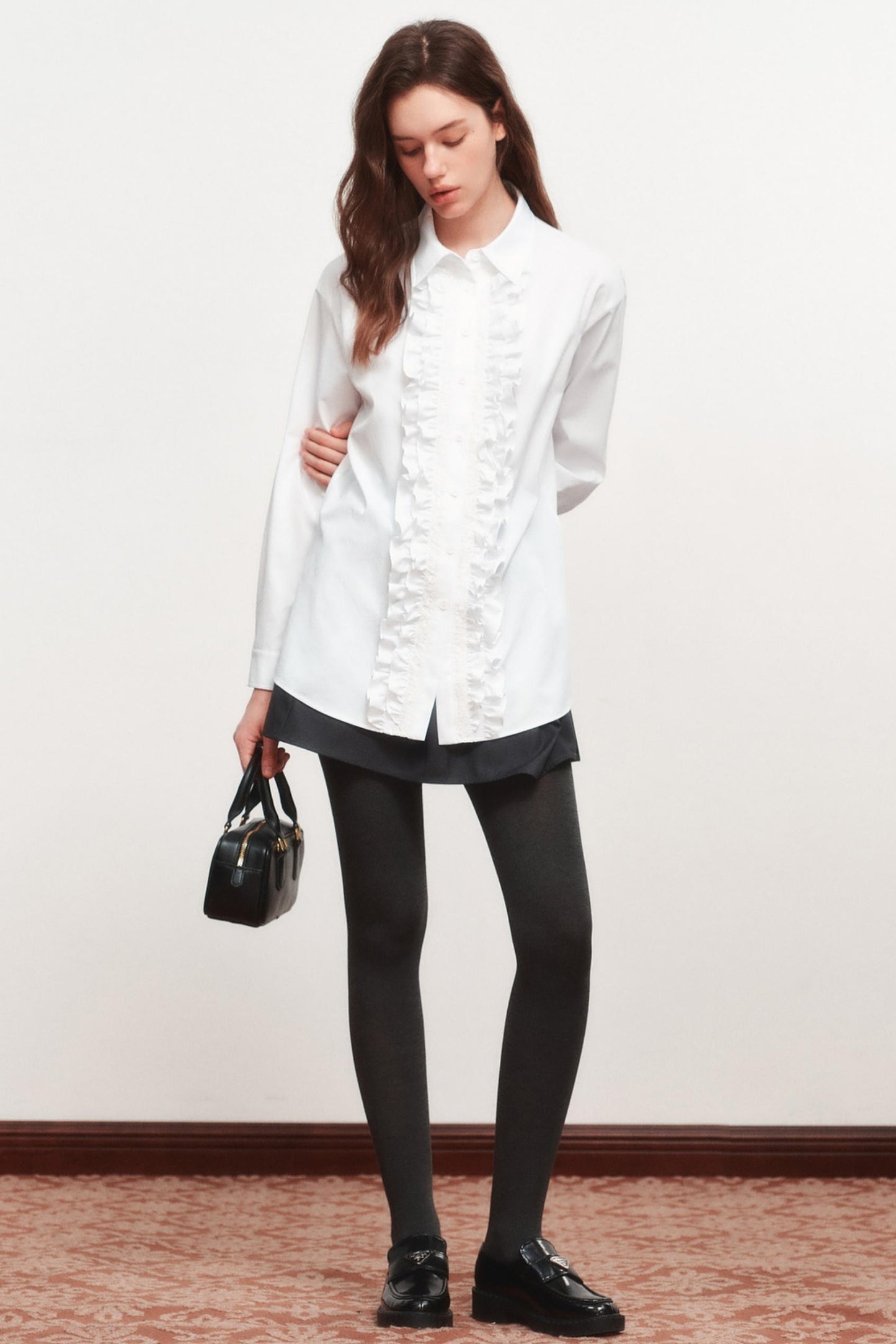 Lotus Lace Long-Sleeved Shirt