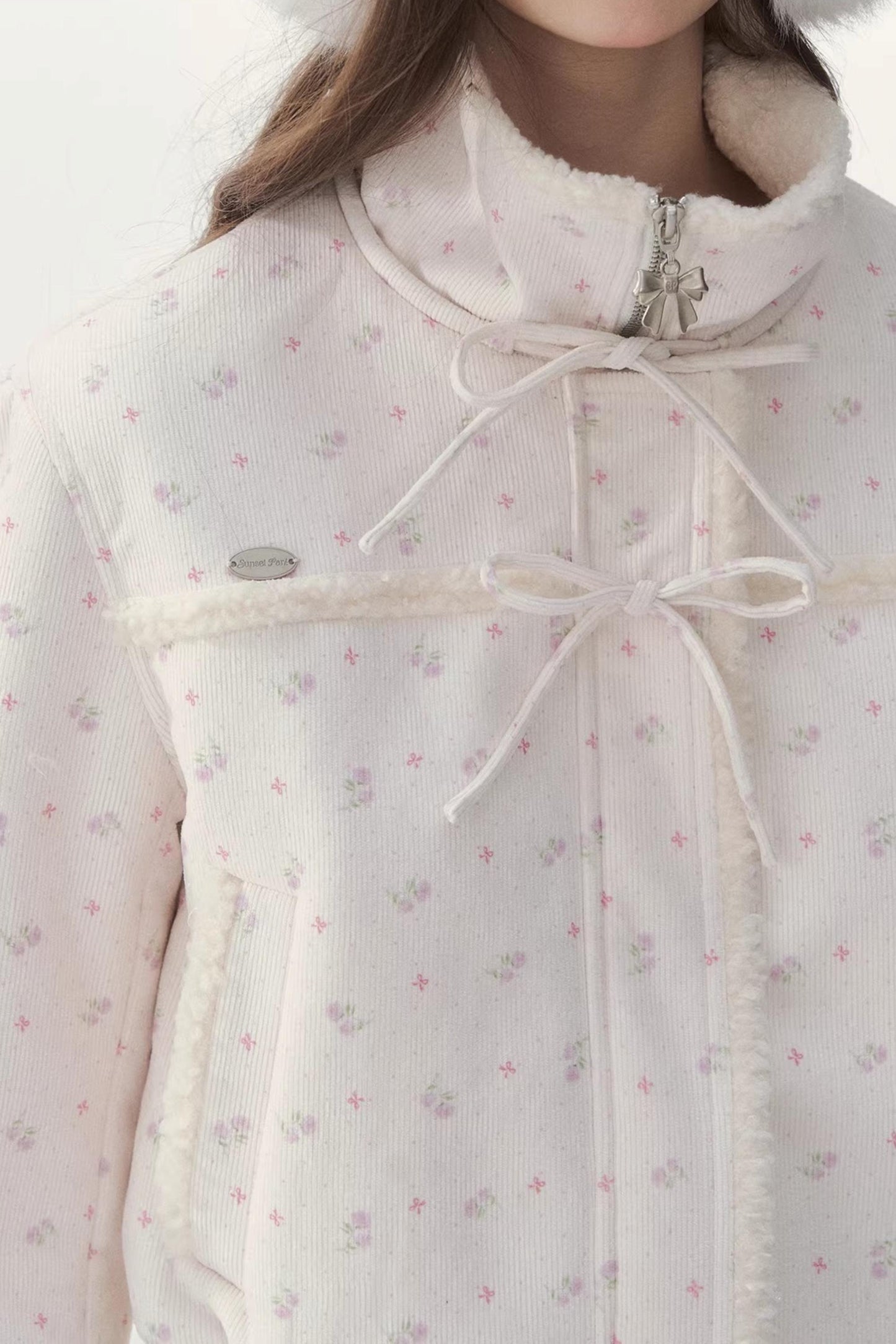 Retro Floral Patchwork Jacket Set-Up