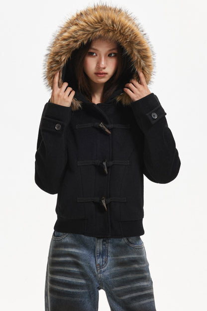 Retro Woolen Jacket & Pants Set-Up