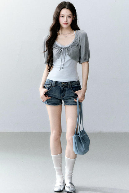 Mist Flower Color-Block Top Set-Up
