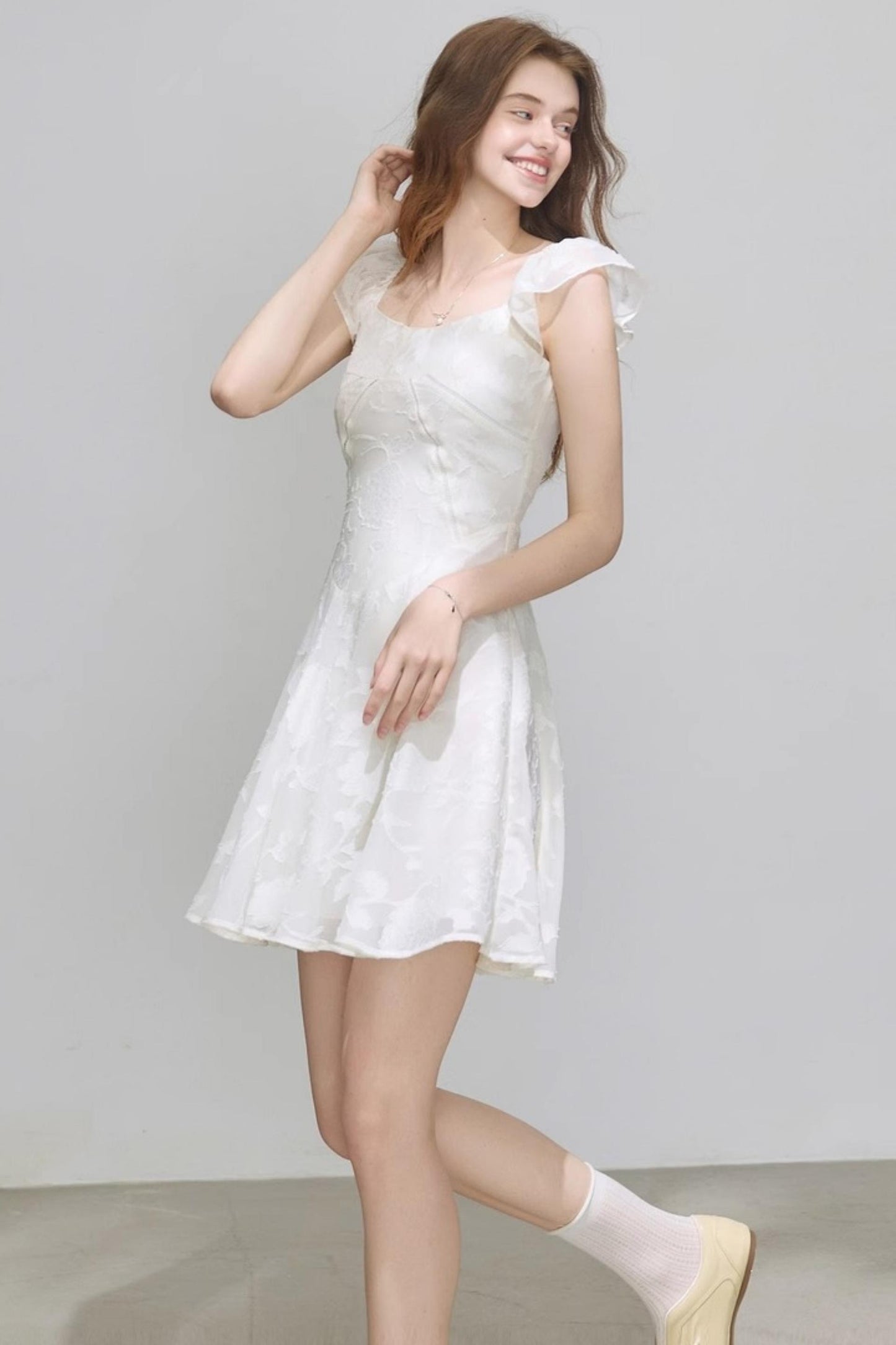 Summer Jacquard Slim Dress