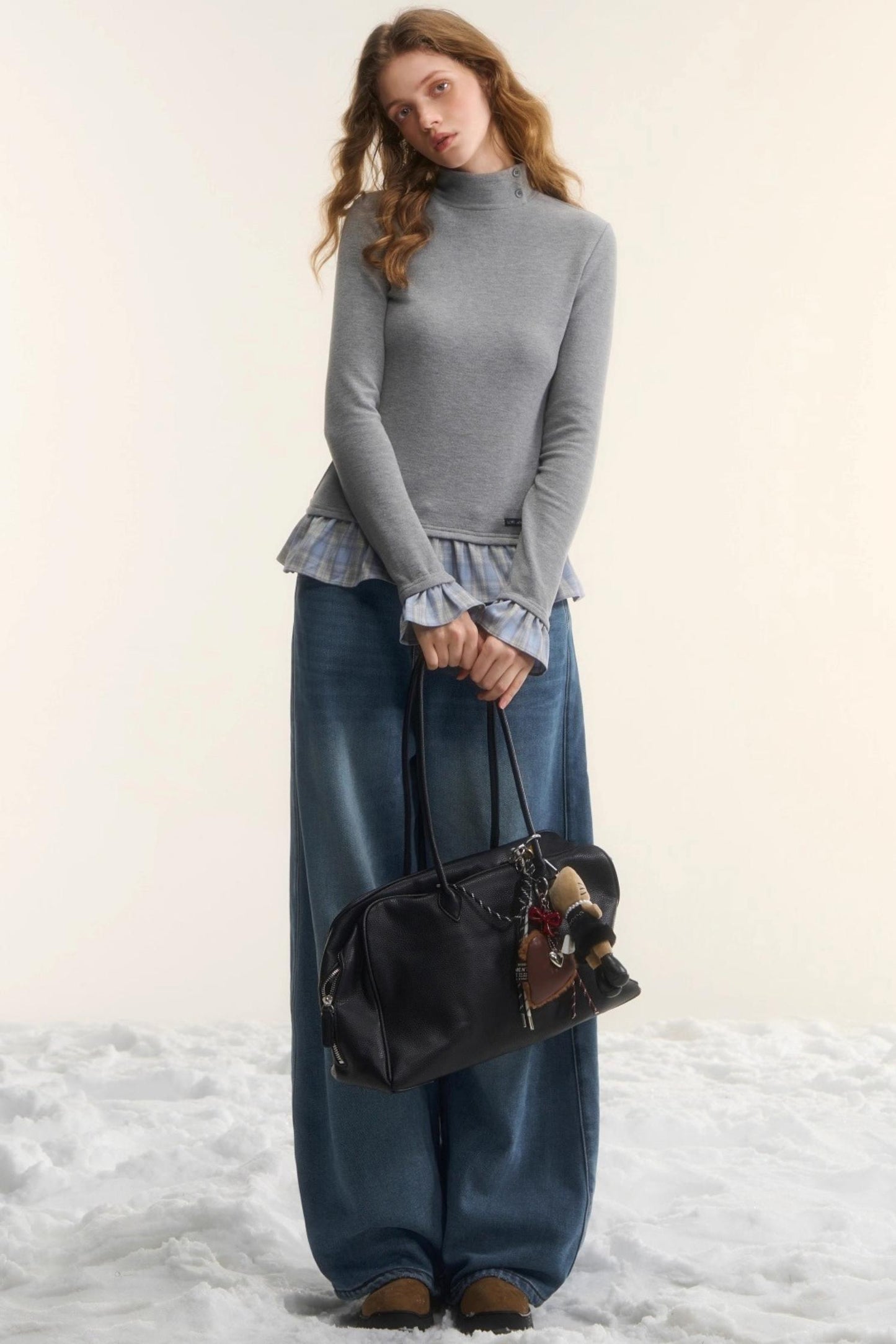 Blue Fleece-Lined Scimitar Pants