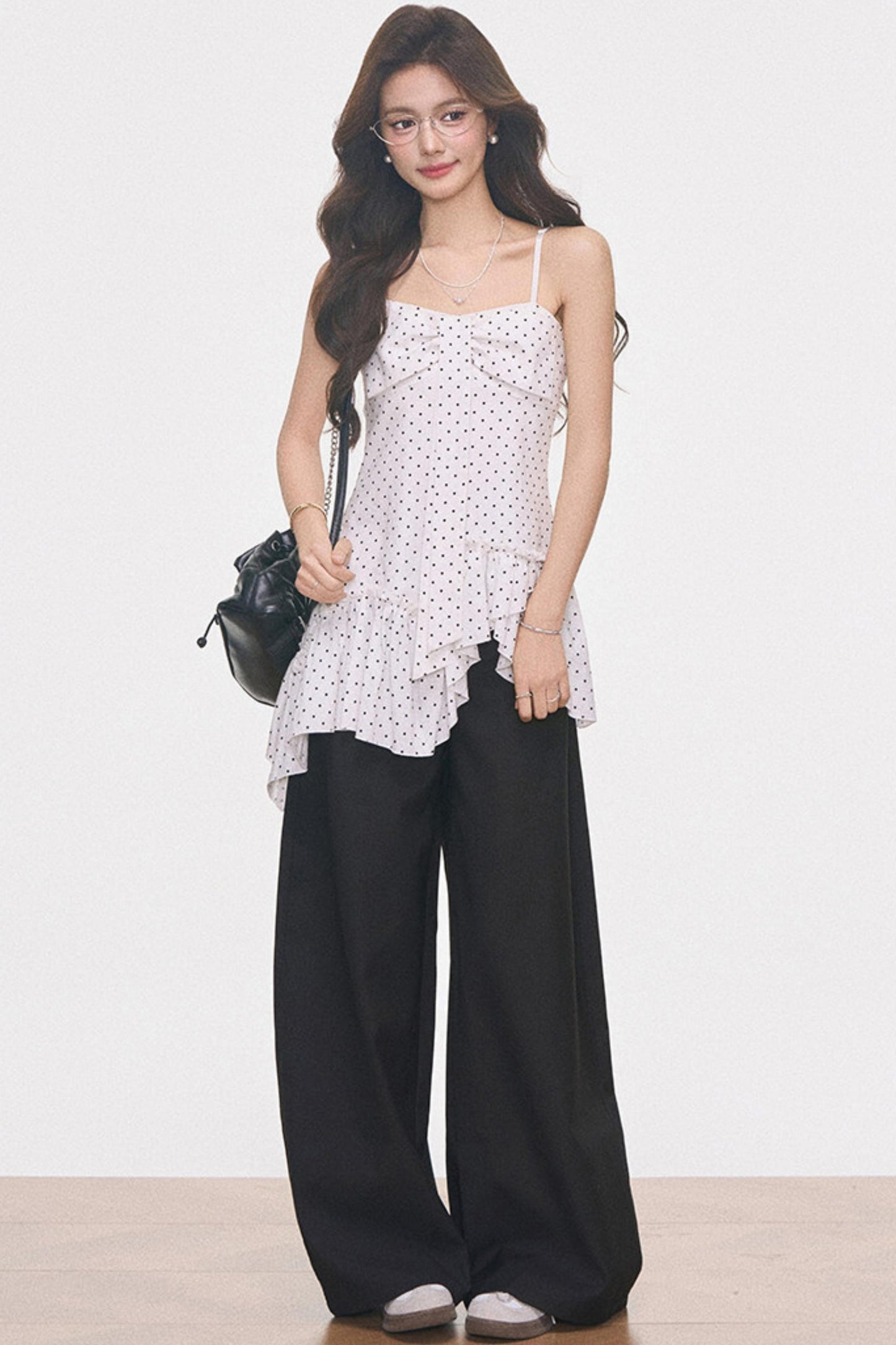 Hollow-Out Knitted Cover-Up Set-Up