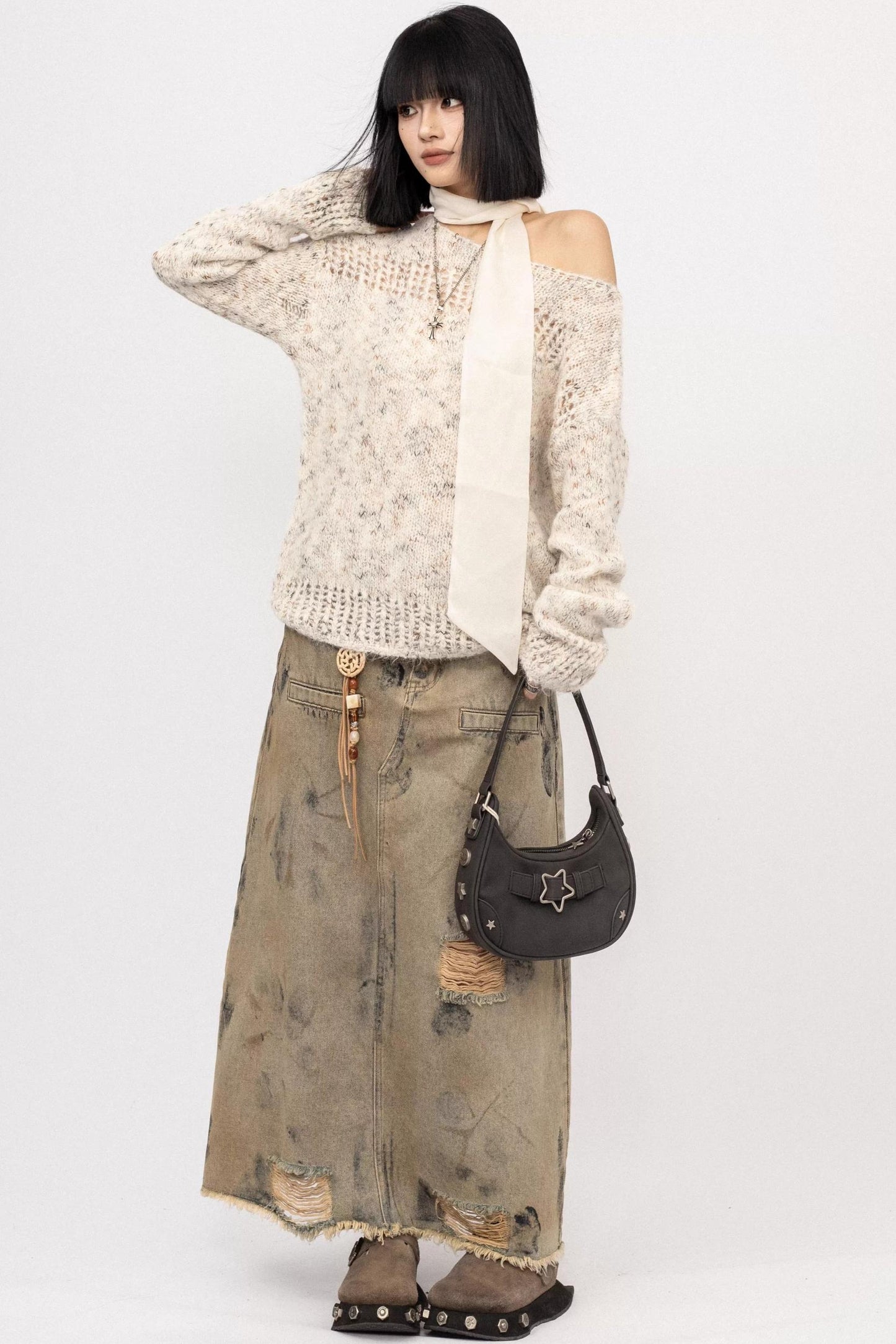 American Spice Girl Knit Sweater Top