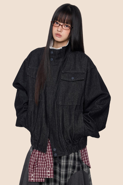 Autumn Vintage Denim Jacket