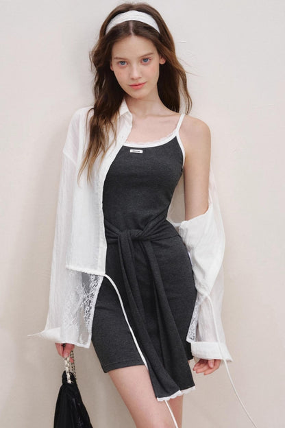 Color-Block Knit Dress