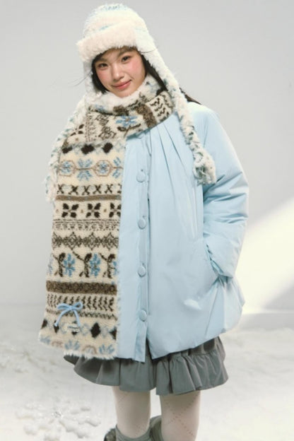 Fair Isle Plush Scarf