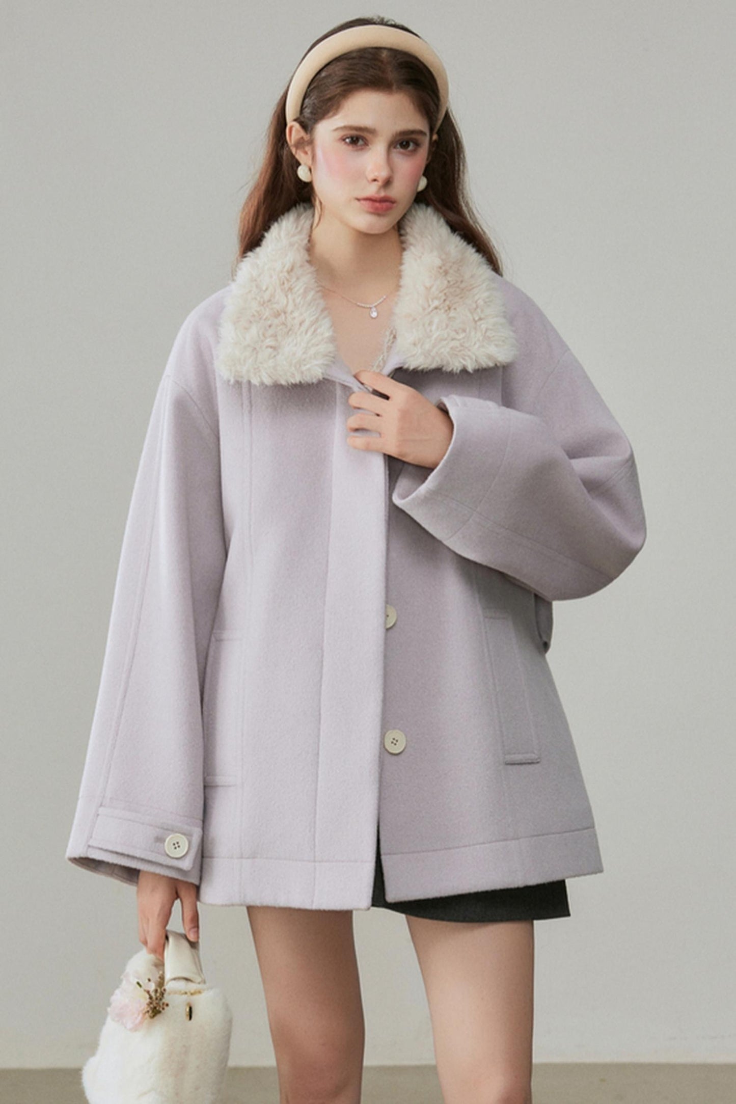 Winter Silhouette Woolen Coat
