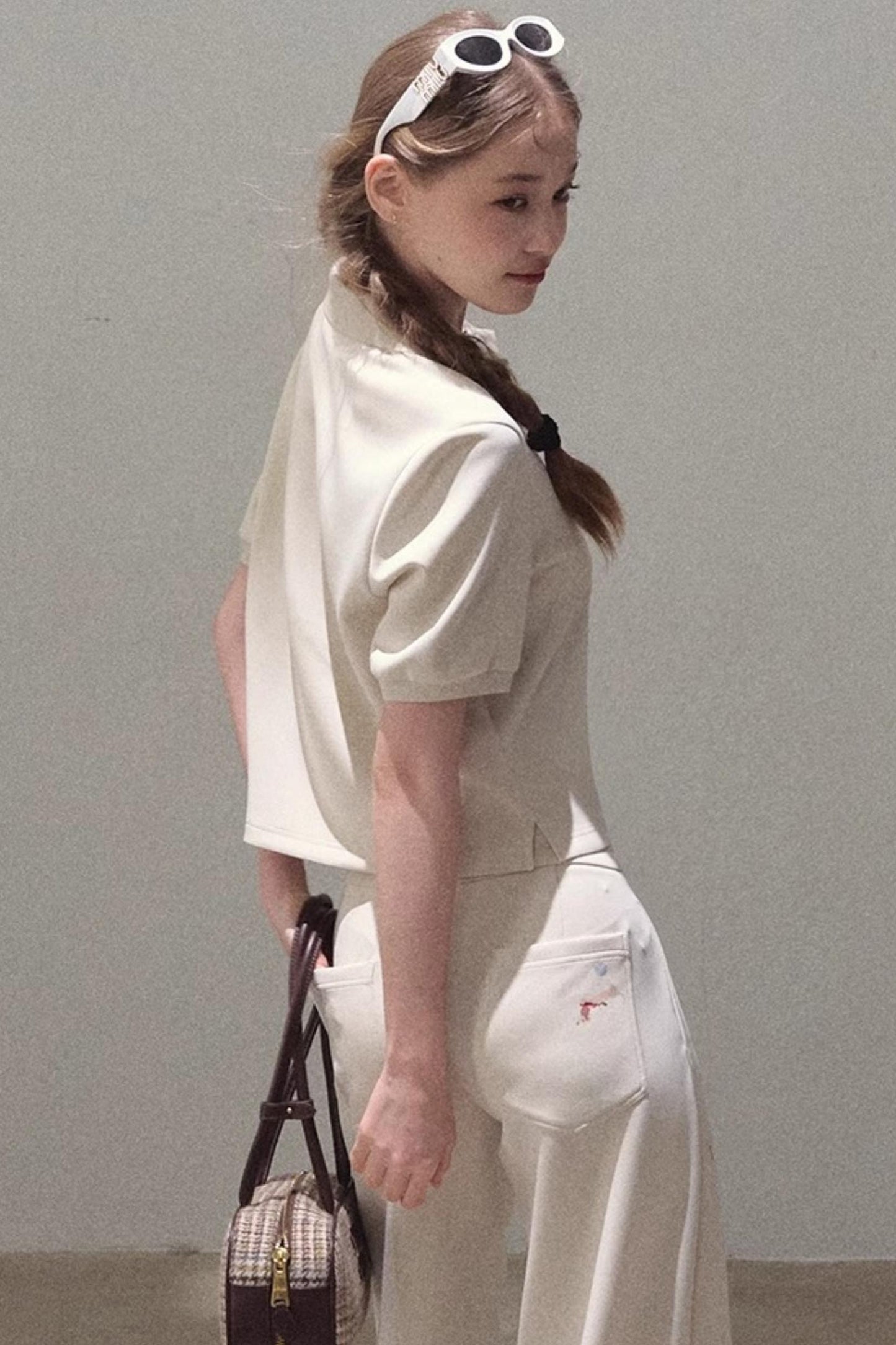 Color Block U-Neck Hooded Cardigan