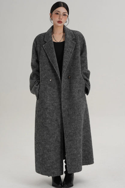 Elegant Double-Sided Wool Coat