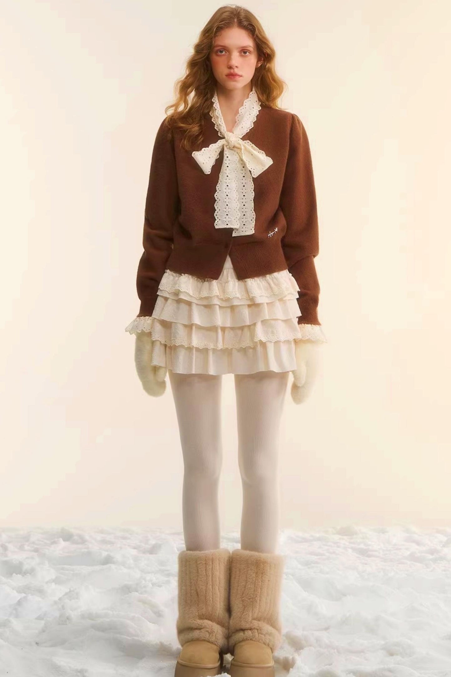 French Lace Retro Skirt