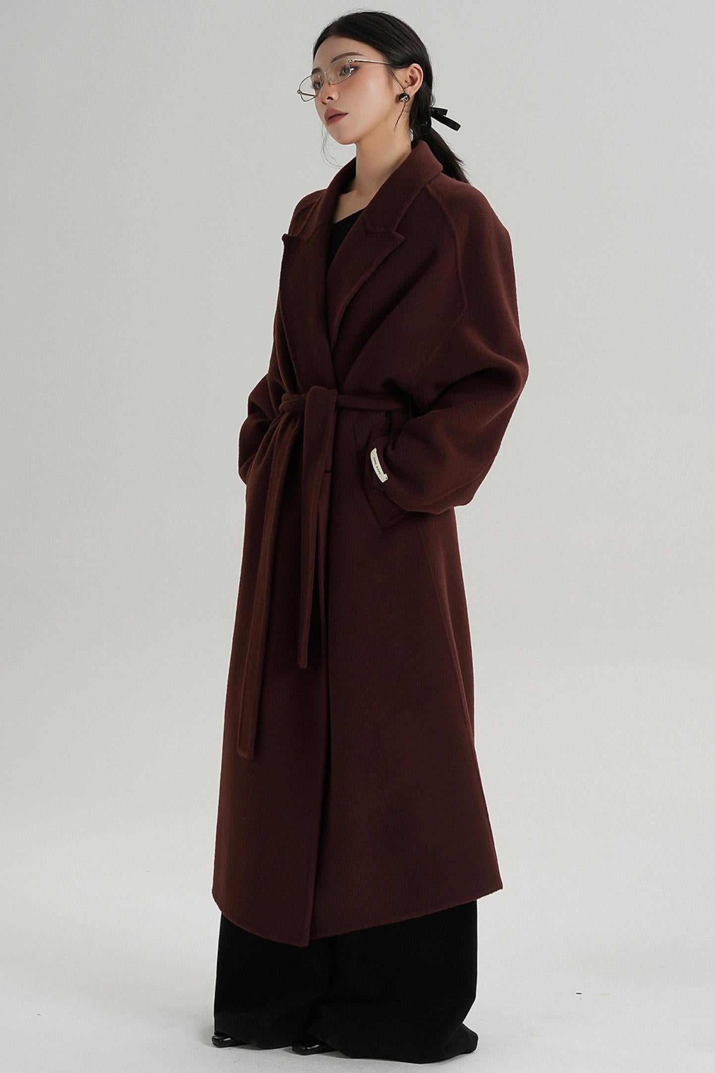 Minimalist Wool Long Jacket