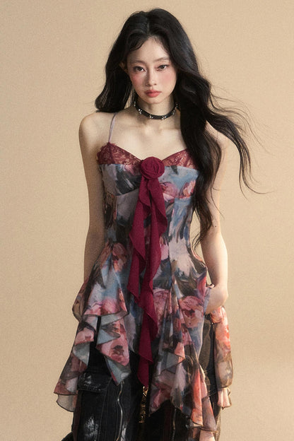 Waist-Shaped Lace Top