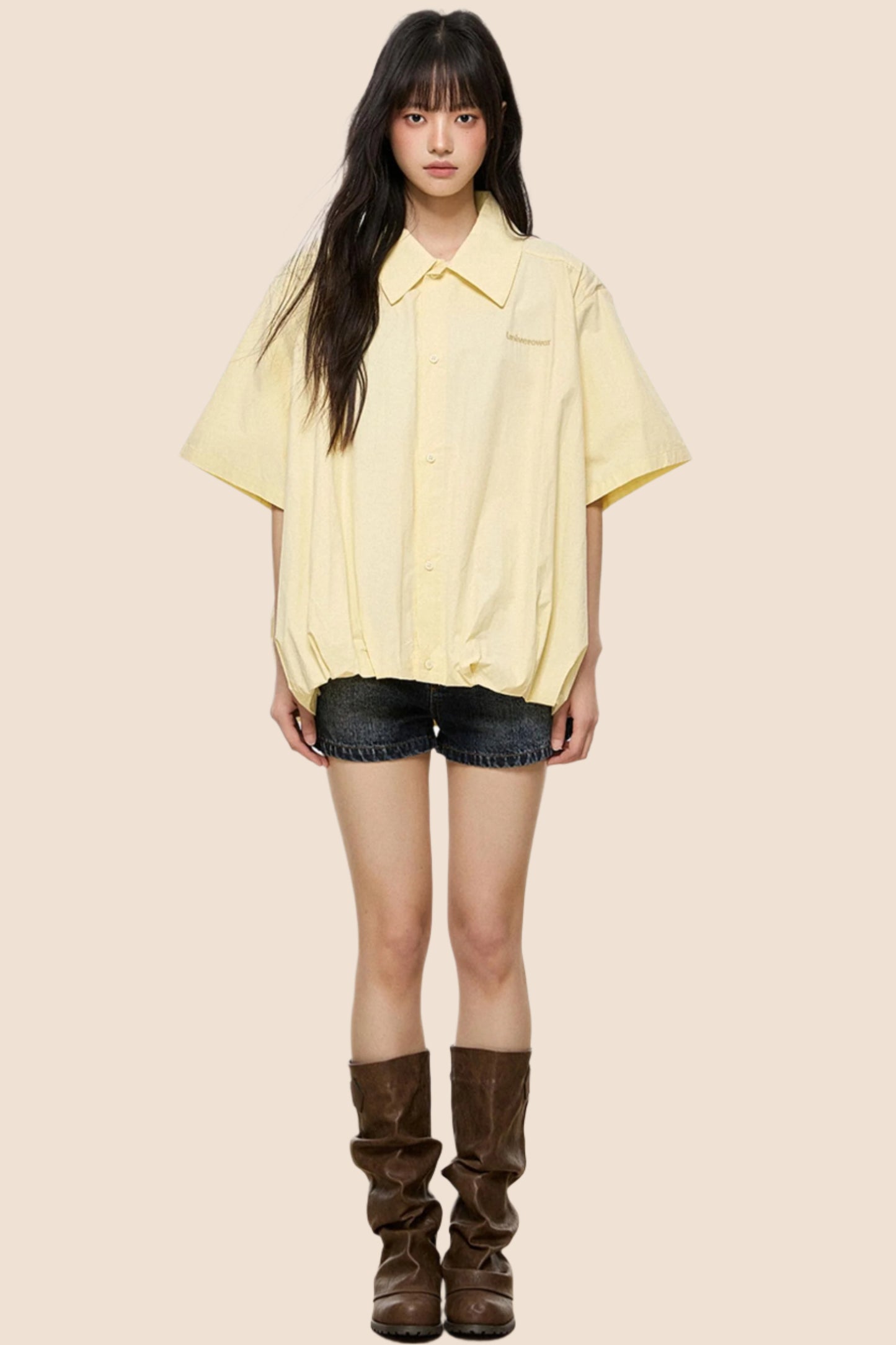 Retro Summer Short-Sleeve Shirt