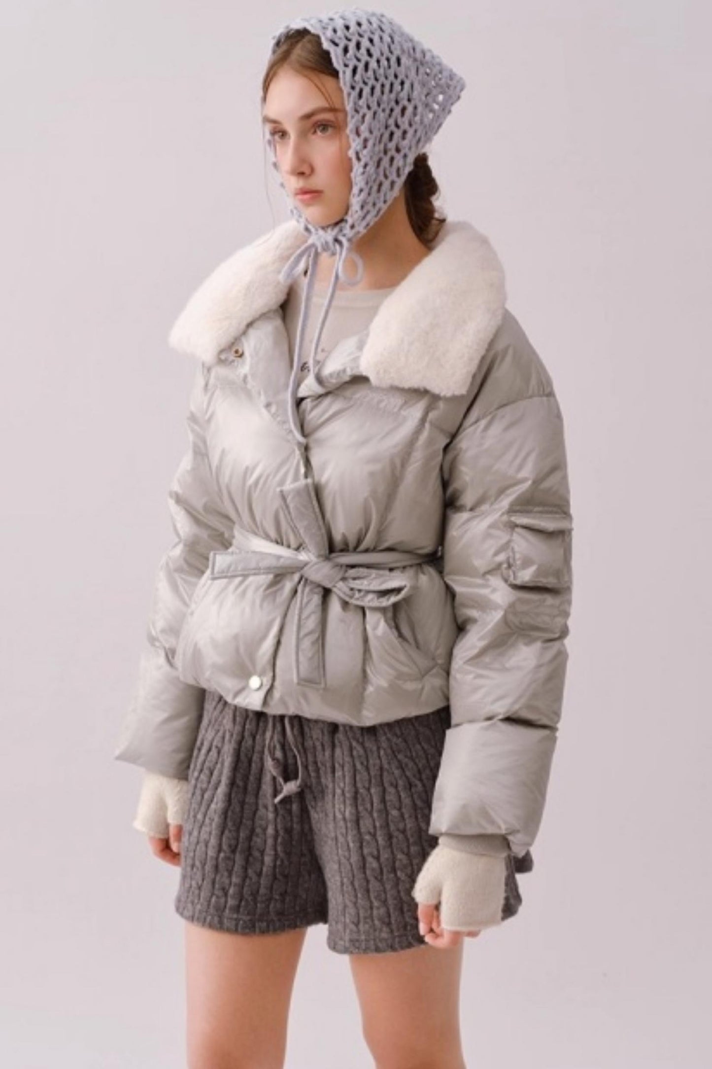 Knitted Twist Winter Skirt Pants