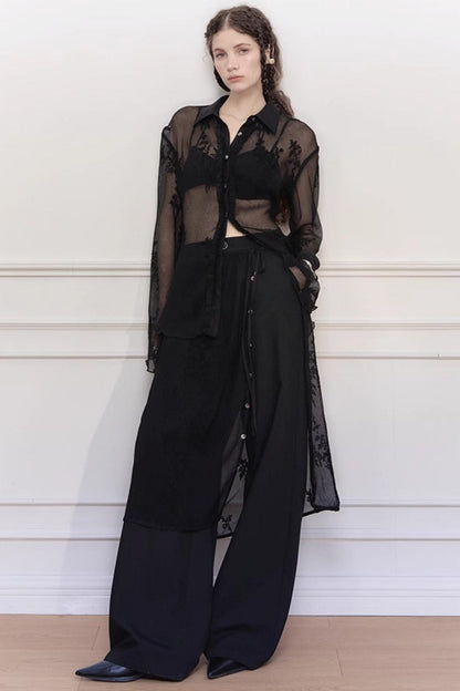 Yuan Wave Stack Pants