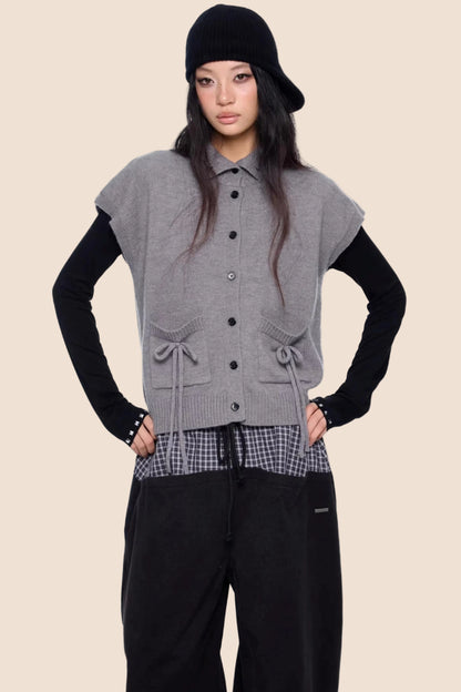 Hochintelligente Wollstrickjacke