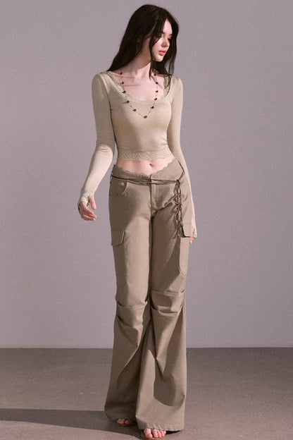 Slim Long-Sleeved Top