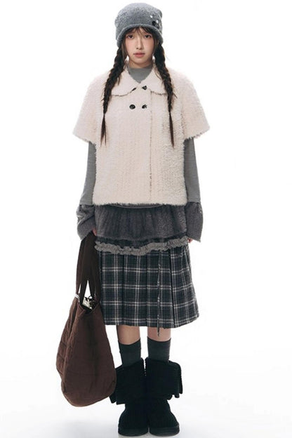 Lamb Wool Two-Piece Sweater Set-Up