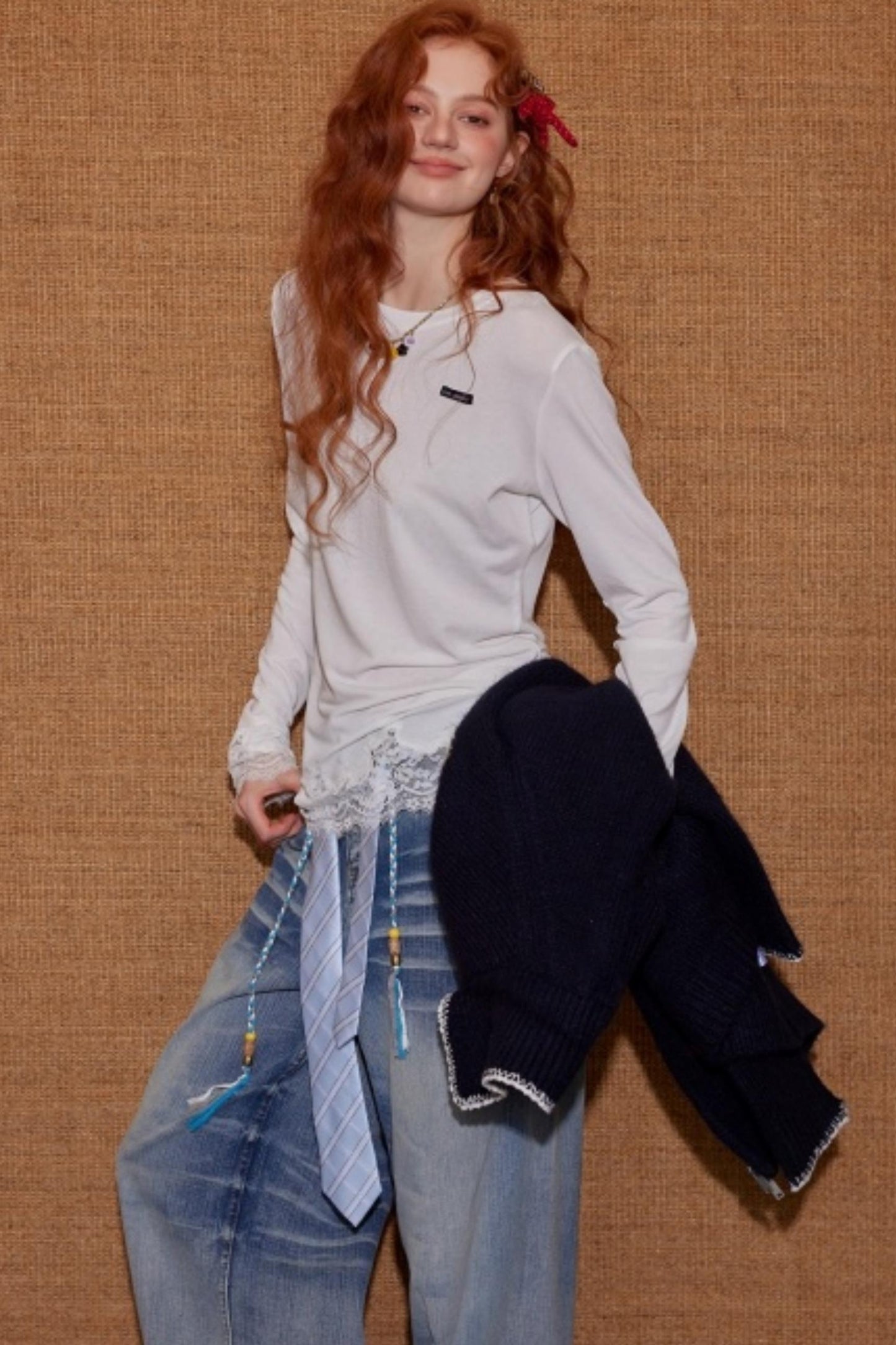 Lace Patchwork T-shirt