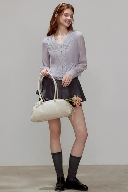 Chiffon Waist Shirt